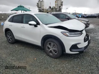 2025 Honda HR-V EX-L with VIN 3CZRZ1H71SM708756, listed as a Copart auction lot 48896755 with 5,231 mi miles and Salvage Title. Bid and sale history available at carsss.com. Image 4.