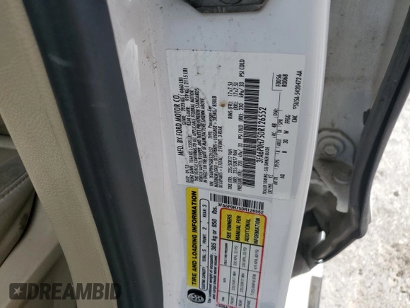 2013 Ford Fusion SE z VIN 3FA6P0H75DR126552, wystawiony jako Copart lot #60957525 z przebiegiem 265 925 mil mil oraz Szkoda całkowita • Salvage title. Historia ofert i sprzedaży dostępna na DreamBid. Obrazek 12.