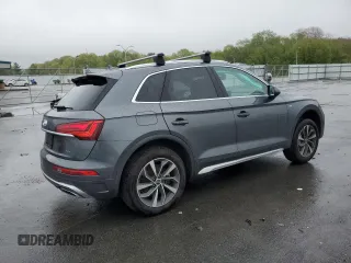 2022 Audi Q5 S line Premium Plus with VIN WA1EAAFY2N2020441, listed as a Copart auction lot 55841995 with 40,316 mi miles and Salvage title. Bid and sale history available at DreamBid. Image 3.