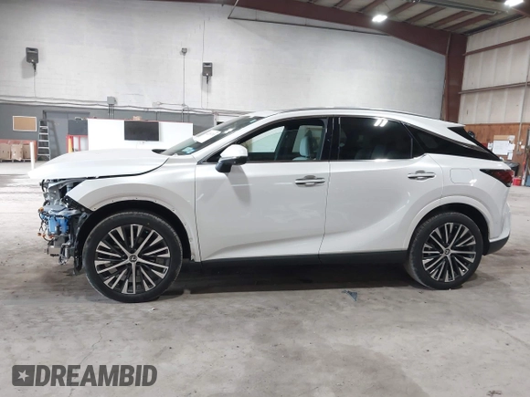 2024 Lexus RX 350h with VIN 2T2BBMCA6RC039544, listed as a IAAI auction lot 42224785 with 9,952 mi miles and . Bid and sale history available at DreamBid. Image 15.