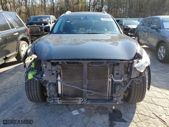 2015 Infiniti QX70 with VIN JN8CS1MU0FM380702, listed as a Copart auction lot 45298385 with NaN miles and Salvage Title. Bid and sale history available at carsss.com. Image 5.