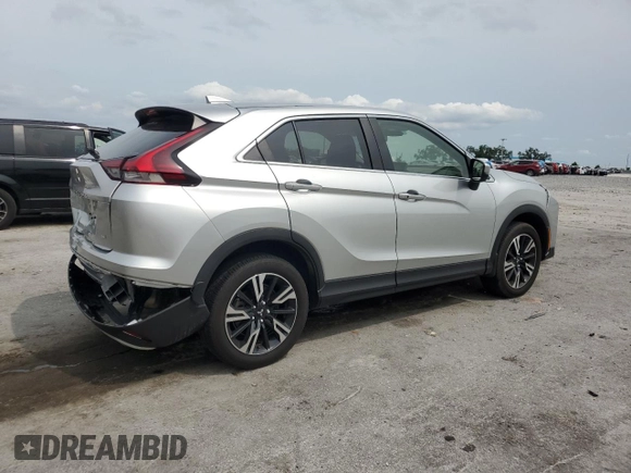 2024 Mitsubishi Eclipse Cross SE with VIN JA4ATWAA4RZ038601, listed as a Copart auction lot 59254285 with 16,995 mi miles and Non repairable. Bid and sale history available at DreamBid. Image 3.