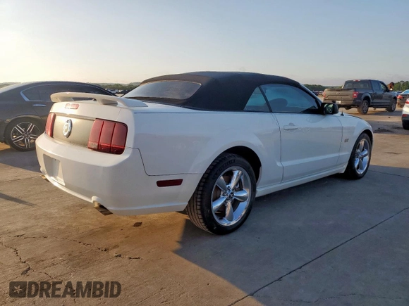 2008 Ford Mustang GT Deluxe with VIN 1ZVHT85H585202545, listed as a Copart auction lot 60884135 with 64,942 mi miles and Salvage title. Bid and sale history available at DreamBid. Image 3.