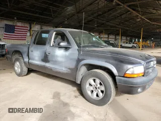 2003 Dodge Dakota Sport with VIN 1D7HL38N03S234052, listed as a Copart auction lot 44762635 with 203,591 mi miles and Salvage Title. Bid and sale history available at carsss.com. Image 4.