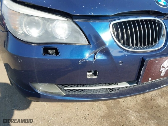 2008 BMW 5 Series 528xi with VIN WBANV13548CZ51328, listed as a IAAI auction lot 42010457 with 128,202 mi miles. Bid and sale history available at carsss.com. Image 6.