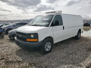 2015 Chevrolet Express Cargo z VIN 1GCZGUCG2F1201369, wystawiony jako Copart lot #50341025 z przebiegiem 261 247 mil mil oraz Czysty tytuł • Clean title. Historia ofert i sprzedaży dostępna na DreamBid. Obrazek 1.