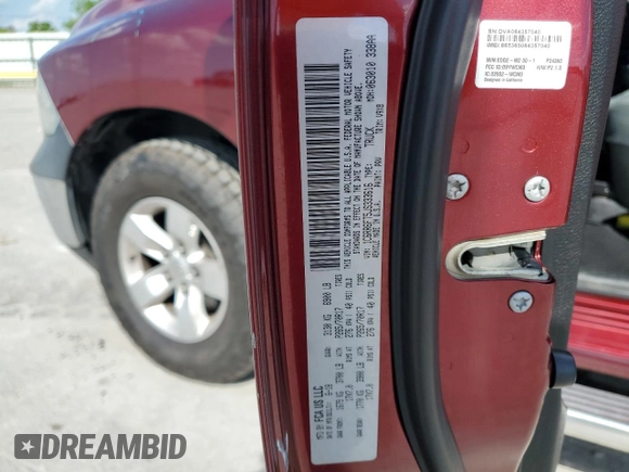 2018 Ram 1500 Tradesman with VIN 1C6RR6FT5JS333616, listed as a Copart auction lot 54399905 with 116,338 mi miles and Salvage title. Bid and sale history available at DreamBid. Image 12.