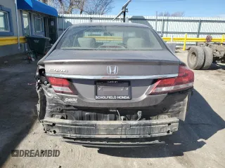 2015 Honda Civic EX with VIN 2HGFB2F80FH526907, listed as a Copart auction lot 46945025 with 78,764 mi miles and Salvage Title. Bid and sale history available at DreamBid. Image 6.