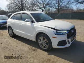 2017 Audi Q3 Premium with VIN WA1ECCFS1HR008097, listed as a Copart auction lot 48542095 with 45,539 mi miles and Salvage Title. Bid and sale history available at carsss.com. Image 4.