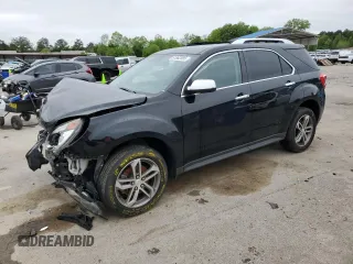 2016 Chevrolet Equinox LTZ z VIN 2GNALDEK7G6147177, wystawiony jako Copart lot #51862095 z przebiegiem 120 069 mil mil oraz Szkoda całkowita • Salvage title. Historia ofert i sprzedaży dostępna na DreamBid. Obrazek 1.