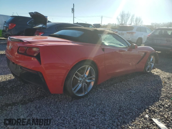 2019 Chevrolet Corvette 3LT with VIN 1G1YF3D75K5115928, listed as a Copart auction lot 86911444 with 0 mi miles and Salvage Title. Bid and sale history available at carsss.com. Image 3.