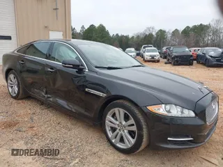2011 Jaguar XJ with VIN SAJWA2GB8BLV21948, listed as a IAAI auction lot 41761409 with 105,500 mi miles. Bid and sale history available at carsss.com. Image 1.