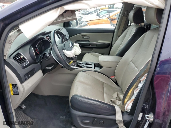 2019 Kia Sedona LX with VIN KNDMB5C11K6534234, listed as a Copart auction lot 80735904 with NaN miles and Salvage Title. Bid and sale history available at carsss.com. Image 7.