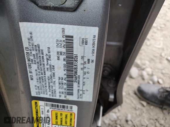 2020 Ford Fusion Hybrid SEL with VIN 3FA6P0MU8LR158261, listed as a Copart auction lot 49091385 with 0 mi miles and Salvage Title. Bid and sale history available at carsss.com. Image 12.