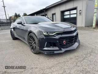 2019 Chevrolet Camaro 1SS z VIN 1G1FE1R76K0151129, wystawiony jako Copart lot #65833465 z przebiegiem 41 111 mil mil oraz Szkoda całkowita • Salvage title. Historia ofert i sprzedaży dostępna na DreamBid. Obrazek 1.