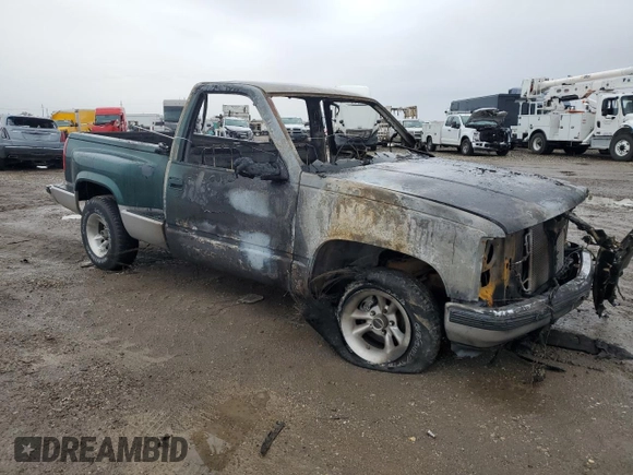 1996 Chevrolet Silverado 1500 with VIN 1GCEC14R1TZ150887, listed as a Copart auction lot 88753285 with Not Provided miles and Non Repairable. Bid and sale history available at DreamBid. Image 4.