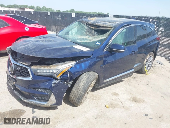 2021 Acura RDX Technology with VIN 5J8TC1H5XML011202, listed as a IAAI auction lot 42266800 with Not provided miles and . Bid and sale history available at DreamBid. Image 2.