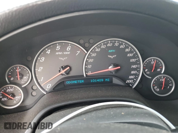2007 Chevrolet Corvette z VIN 1G1YY36U375114586, wystawiony jako Copart lot #72721504 z przebiegiem 101 409 mil mil oraz Szkoda całkowita • Salvage title. Historia ofert i sprzedaży dostępna na DreamBid. Obrazek 9.