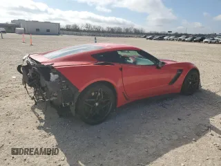 2015 Chevrolet Corvette Z06 2LZ with VIN 1G1YR2D62F5602468, listed as a Copart auction lot 46806205 with 44,169 mi miles and Salvage Title. Bid and sale history available at carsss.com. Image 3.