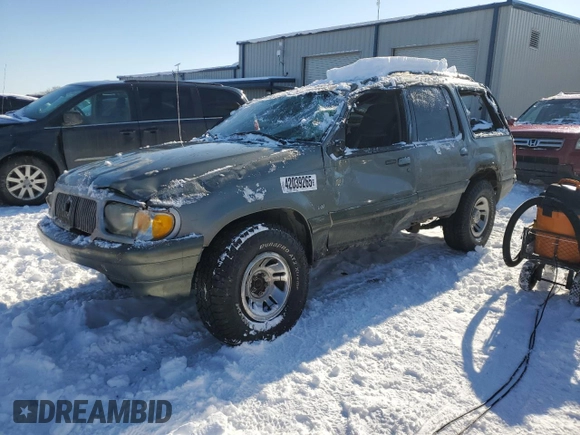 2000 Mercury Mountaineer z VIN 4M2ZU86P4YUJ11793, wystawiony jako Copart lot #42039265 z przebiegiem 231 387 mil mil oraz Czysty tytuł • Clean title. Historia ofert i sprzedaży dostępna na DreamBid. Obrazek 1.