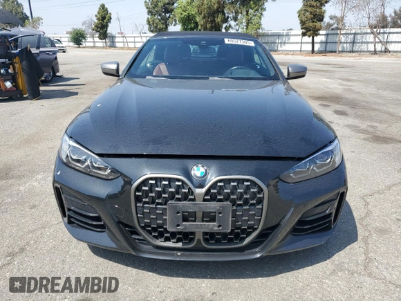 2023 BMW 4 Series M440i z VIN WBA53AT07PCL58393, wystawiony jako Copart lot #60527305 z przebiegiem 32 546 mil mil oraz Szkoda całkowita • Salvage title. Historia ofert i sprzedaży dostępna na DreamBid. Obrazek 5.