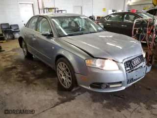 2008 Audi A4 2.0T with VIN WAUDF78E38A066506, listed as a Copart auction lot 46342365 with 185,002 mi miles and Salvage Title. Bid and sale history available at carsss.com. Image 4.