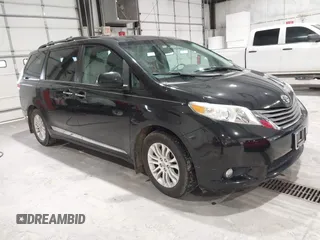 2012 Toyota Sienna XLE AAS with VIN 5TDYK3DC1CS234894, listed as a IAAI auction lot 41201751 with 108,464 mi miles. Bid and sale history available at carsss.com. Image 1.