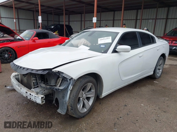 2016 Dodge Charger SE with VIN 2C3CDXBG3GH143507, listed as a IAAI auction lot 41951262 with 210,295 mi miles and . Bid and sale history available at carsss.com. Image 2.