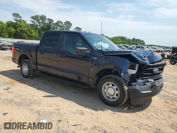 2021 Ford F-150 XL with VIN 1FTEW1CP3MKE99938, listed as a Copart auction lot 49591245 with 78,855 mi miles and Salvage Title. Bid and sale history available at carsss.com. Image 4.