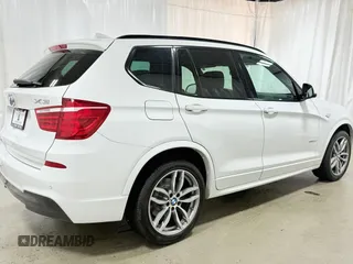 2017 BMW X3 xDrive35i with VIN 5UXWX7C51H0S19811, listed as a Copart auction lot 54969005 with 91,289 mi miles and Clean Title. Bid and sale history available at DreamBid. Image 4.