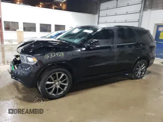 2017 Dodge Durango GT with VIN 1C4RDJDG5HC713544, listed as a Copart auction lot 54241765 with 158,054 mi miles and Clean Title. Bid and sale history available at carsss.com. Image 1.
