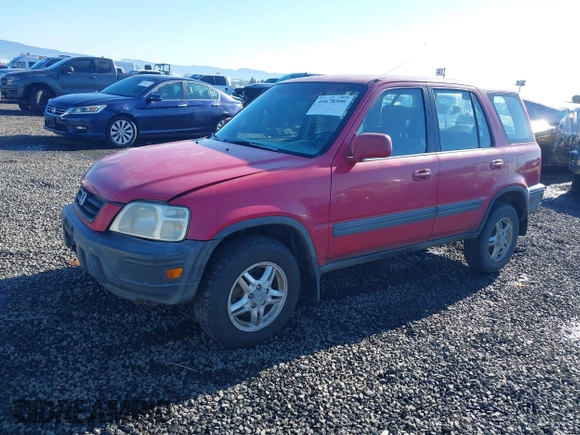 2000 Honda CR-V EX with VIN JHLRD1863YC051709, listed as a IAAI auction lot 41678500 with 197,313 mi miles. Bid and sale history available at carsss.com. Image 17.
