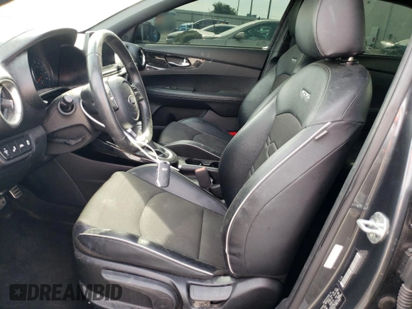 2021 Kia Forte GT-Line with VIN 3KPF34AD7ME340561, listed as a Copart auction lot 58385175 with 79,074 mi miles and Non repairable. Bid and sale history available at DreamBid. Image 7.