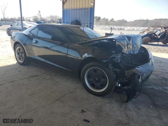 2010 Chevrolet Camaro LS with VIN 2G1FA1EV7A9161902, listed as a Copart auction lot 43520115 with 96,599 mi miles and Salvage Title. Bid and sale history available at carsss.com. Image 4.
