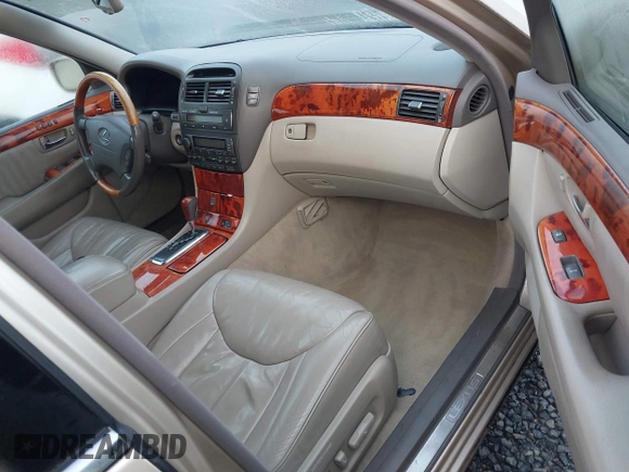 2001 Lexus LS 430 z VIN JTHBN30F410007341, wystawiony jako IAAI lot #41261861 z przebiegiem 214 968 mil mil oraz . Historia ofert i sprzedaży dostępna na DreamBid. Obrazek 5.