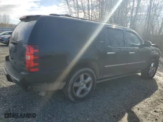 2014 Chevrolet Suburban LTZ with VIN 1GNSCKE08ER230741, listed as a Copart auction lot 47234095 with 184,263 mi miles and Salvage Title. Bid and sale history available at carsss.com. Image 3.