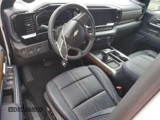 2024 Chevrolet Silverado 1500 High Country with VIN 1GCUDJEL2RZ163370, listed as a Copart auction lot 77587014 with Not Provided miles and Salvage Title. Bid and sale history available at DreamBid. Image 8.