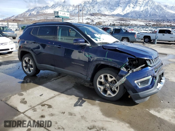 2018 Jeep Compass Limited with VIN 3C4NJDCB0JT252181, listed as a Copart auction lot 48084125 with 103,941 mi miles and Salvage Title. Bid and sale history available at carsss.com. Image 4.