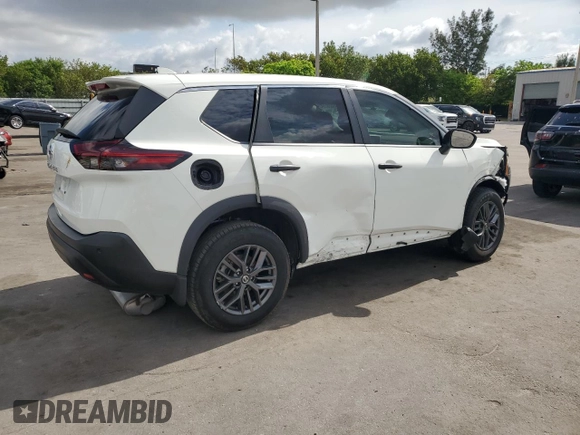2021 Nissan Rogue S with VIN 5N1AT3AA8MC775389, listed as a Copart auction lot 58562835 with 27,368 mi miles and Non repairable. Bid and sale history available at DreamBid. Image 3.
