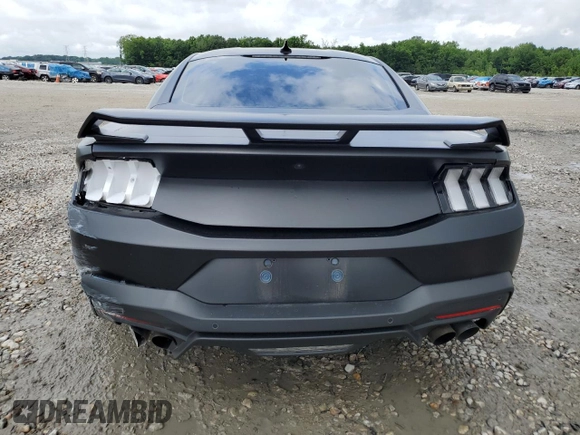 2024 Ford Mustang GT with VIN 1FA6P8CF8R5433396, listed as a Copart auction lot 56914335 with 7,168 mi miles and Salvage title. Bid and sale history available at DreamBid. Image 6.
