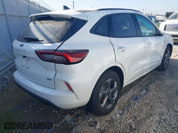 2024 Ford Escape ST-Line with VIN 1FMCU0MZ9RUA31873, listed as a IAAI auction lot 41810100 with 8,999 mi miles and . Bid and sale history available at DreamBid. Image 4.