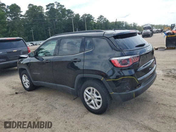 2018 Jeep Compass Sport z VIN 3C4NJCAB8JT255066, wystawiony jako Copart lot #65159805 z przebiegiem 125 125 mil mil oraz Szkoda całkowita • Salvage title. Historia ofert i sprzedaży dostępna na DreamBid. Obrazek 2.