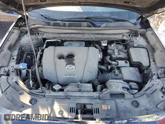 2022 Mazda CX-5 2.5 S Preferred Package with VIN JM3KFBCM0N1591439, listed as a Copart auction lot 45054655 with 56,498 mi miles and Salvage Title. Bid and sale history available at carsss.com. Image 12.