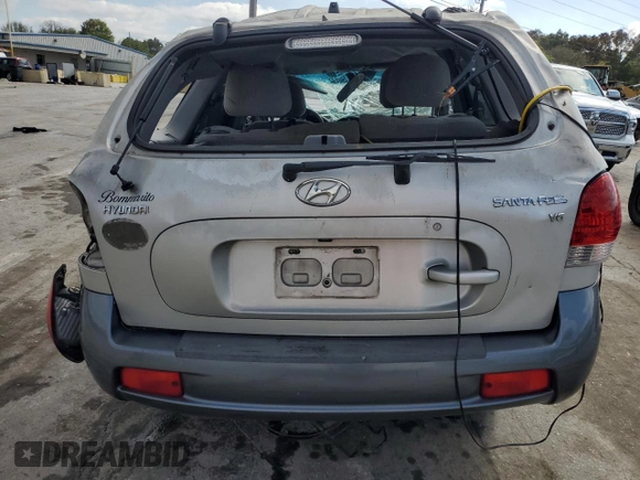 2005 Hyundai Santa Fe GLS with VIN KM8SC13D35U855615, listed as a Copart auction lot 74229614 with Not Provided miles and Non Repairable. Bid and sale history available at carsss.com. Image 6.