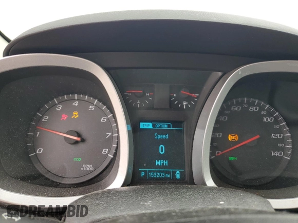 2013 Chevrolet Equinox LT with VIN 2GNFLNEK1D6403420, listed as a Copart auction lot 53170135 with 153,203 mi miles and Salvage Title. Bid and sale history available at DreamBid. Image 8.