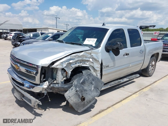 2012 Chevrolet Silverado 1500 LT with VIN 3GCPCSE07CG223551, listed as a IAAI auction lot 40034733 with 248,648 mi miles. Bid and sale history available at carsss.com. Image 2.