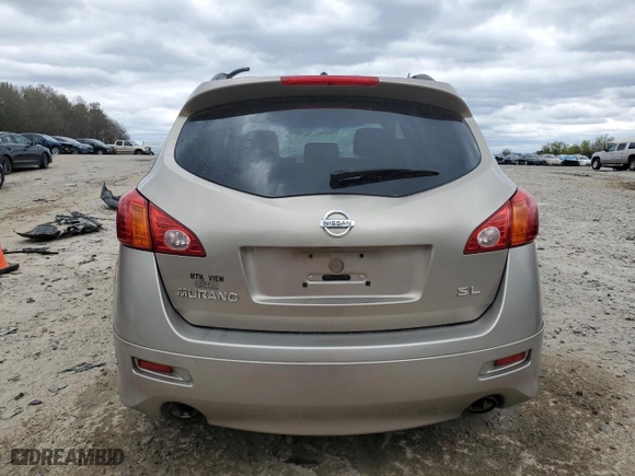 2010 Nissan Murano S with VIN JN8AZ1MU1AW000735, listed as a Copart auction lot 49690575 with 69,592 mi miles and Salvage Title. Bid and sale history available at carsss.com. Image 6.