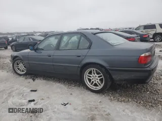 2000 BMW 7 Series 740iA with VIN WBAGG8343YDN76254, listed as a Copart auction lot 43918405 with 172,653 mi miles and Clean Title. Bid and sale history available at carsss.com. Image 2.