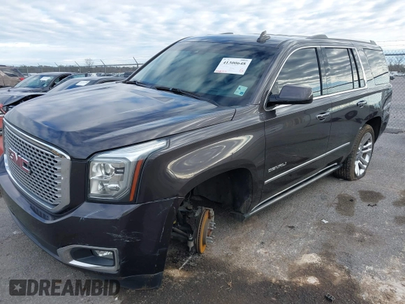 2017 GMC Yukon Denali with VIN 1GKS1CKJ0HR153941, listed as a IAAI auction lot 41300648 with 128,193 mi miles. Bid and sale history available at carsss.com. Image 17.