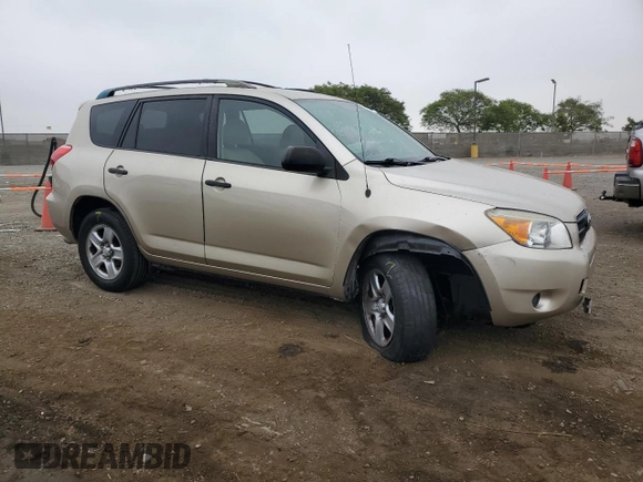 2007 Toyota RAV4 with VIN JTMZD33V376048555, listed as a Copart auction lot 58113724 with 96,740 mi miles and Salvage Title. Bid and sale history available at carsss.com. Image 4.